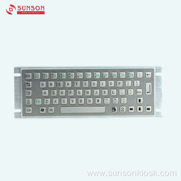 IP65 Stainless Steel Keyboard